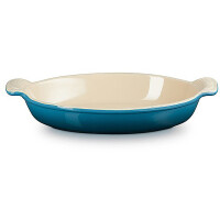 Le Creuset Auflaufform Tradition oval 28 cm Deep Teal