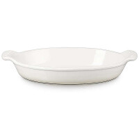 Le Creuset Auflaufform Tradition oval 28 cm Meringue