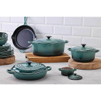 Le Creuset Bräter rund Tradition 20 cm Ocean