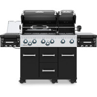 Broil King Imperial 690 IR Black Gasgrill mit Infrarot-Seitenbrenner