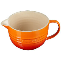 le Creuset R&uuml;hrsch&uuml;ssel mit Henkel 27 cm Ofenrot