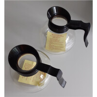 Bartscher 2x Glaskanne für Kaffeemaschinen 190062