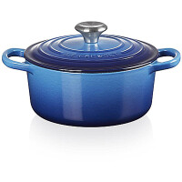 Le Creuset Br&auml;ter Signature rund 18 cm Azure