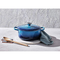 Le Creuset Bräter Signature rund 22 cm Azure