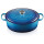 Le Creuset Br&auml;ter Signature oval 31 cm Azure