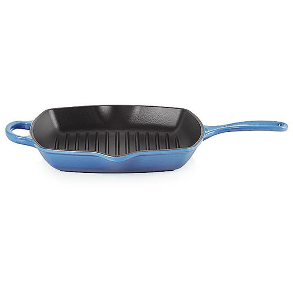 Le Creuset Grillpfanne quadratisch Signature 26 cm Azure