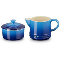 Le Creuset ZUCKER -UND MILCH SET SIGNATURE AZURE