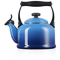 Le Creuset WASSERKESSEL TRADITION MIT FLÖTE AZURE