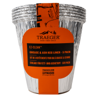 TRAEGER EZ-CLEAN EINLAGE F&Uuml;R FETT- UND ASCHEBEH&Auml;LTER, 5ER-PACK, BAC608