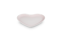 Le Creuset Teller Herzform 23 cm Shell Pink