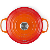 Le Creuset Sauteuse Signature 24 cm Ofenrot