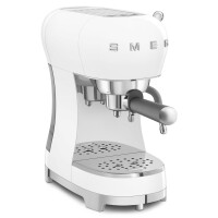SMEG ECF02WHEU 50s Style Espresso-Kaffeemaschine Wei&szlig;