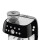 SMEG EGF03BLEU Kompakte Siebtr&auml;germaschine mit integrierter Kaffeem&uuml;hle, Farbe: Schwarz