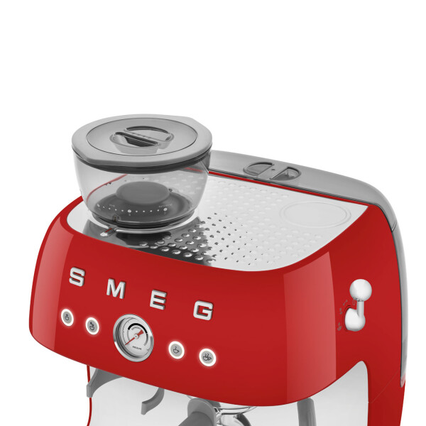SMEG Siebträgermaschine mit Kompakte € Kaffeemüh, integrierter EGF03RDEU 769,95