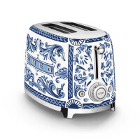 SMEG TSF01DGBEU Dolce &amp; Gabbana Blu Mediterraneo, 2-Schlitz-Toaster