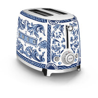 SMEG TSF01DGBEU Dolce &amp; Gabbana Blu Mediterraneo, 2-Schlitz-Toaster