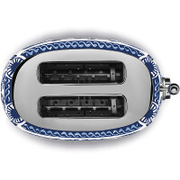 SMEG TSF01DGBEU Dolce &amp; Gabbana Blu Mediterraneo, 2-Schlitz-Toaster