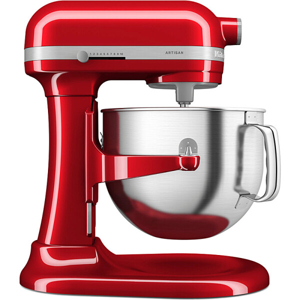 KitchenAid 5KSM70SHXECA K&uuml;chenmaschine 6,6 L ARTISAN mit Sch&uuml;sselheber Farbe Liebesapfelrot