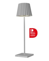 Sompex-Lighting TROLL 2.0 Akku-Tischleuchte Grau