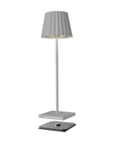 Sompex-Lighting TROLL 2.0 Akku-Tischleuchte Grau