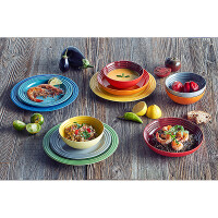 Le Creuset Suppenteller 22 cm Ofenrot