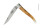 Forge de Laguiole  Taschenmesser einteilig 12 cm Inox 2 Mitres geschmiedete Feder Wacholder matt geschmiedete T12 Klinge Standard