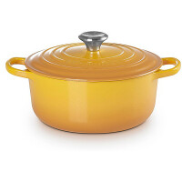 Le Creuset Bräter Signature rund 24 cm Nectar