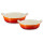 Le Creuset Auflaufformen-Set rund Tradition 20/24 cm Ofenrot