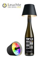 Sompex-Lighting TOP 2.0 SCHW H11CM D12,5CM RGB KUNSTST,...