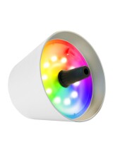 Sompex-Lighting TOP 2.0 WEISS H11CMD12,5CM RGB KUNSTST, 103lm 1,3W 2700-3000K