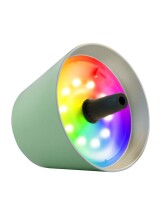 Sompex-Lighting TOP 2.0 OLIVG H11CMD12,5CM RGB KUNSTST, 103lm 1,3W 2700-3000K