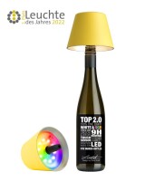 Sompex-Lighting TOP 2.0 GELB H11CM D12,5CM RGB KUNSTST,...