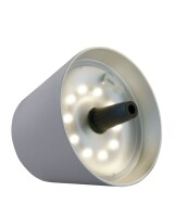 Sompex-Lighting TOP 2.0 GRAU H11CM D12,5CM RGB KUNSTST, 103lm 1,3W 2700-3000K