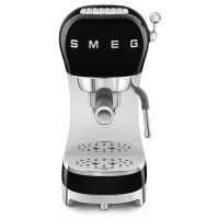 SMEG ECF02BLEU 50s Style Espresso-Kaffeemaschine Schwarz