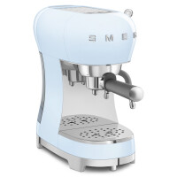 SMEG ECF02PBEU 50s Style Espresso-Kaffeemaschine Pastellblau