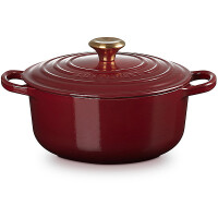 Le Creuset Br&auml;ter Signature rund 24 cm Garnet