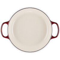 Le Creuset Br&auml;ter Signature rund 24 cm Garnet