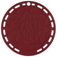 Le Creuset Silikon Untersetzer Tradition Garnet