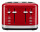 KitchenAid 5KMT4109EER 4-Scheiben Toaster Farbe: Empire Rot