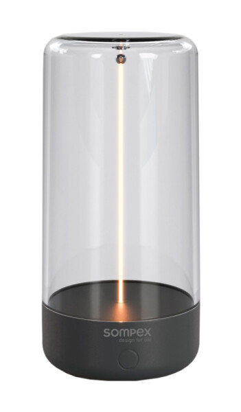 Sompex PULSE Akku-Tischleuchte anthrazit 0,5W 55LM 1800K