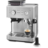 Kitchenaid 5KES6551ESX Halbautomatische Espressomaschine mit M&uuml;hle ARTISAN Farbe: Edelstahl - Produktabbildung zur genauen Darstellung des Artikels.