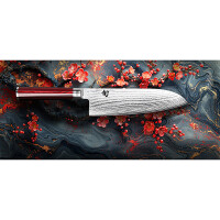 Kai Messer Großes Santoku 7.5" (18,5 cm)...