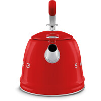 SMEG WKF01RD Wasserkessel, Rot, 2,3 l