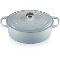 Le Creuset Bräter oval Signature 29 cm Coastal Blue