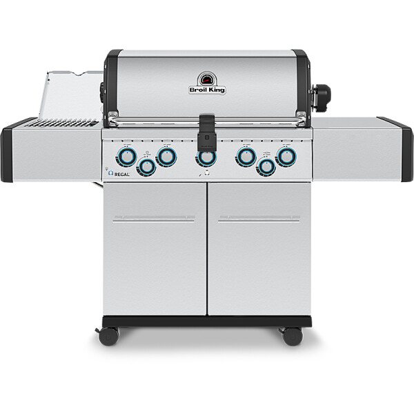 Broil King Regal S590 IR Gasgrill mit Infrarot-Seitenbrenner und Gussrosten