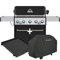 Broil King Baron 590 Black Gasgrill mit Rotisserie...