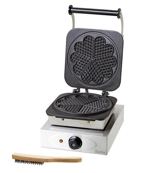 Bartscher Waffeleisen, 1x Herz 370160