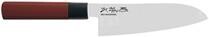 Kai Messer Santoku-Messer mit red Wood Griff (17 cm) MGR-0170S