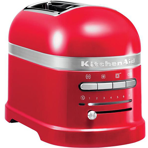 KitchenAid 5KMT2204EER Toaster 2-Scheiben ARTISAN Farbe empire rot incl. Sandwichzange