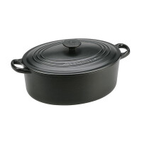 Le Creuset Bräter oval 40cm Schwarz